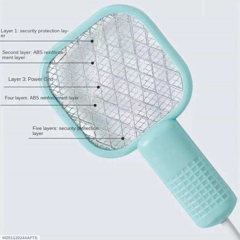 USB Rechargeable Electric Mosquito Killer Racket | Safe Mosquito Zapper