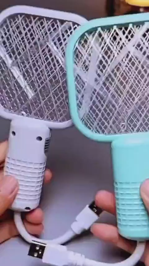 USB Rechargeable Electric Mosquito Killer Racket | Safe Mosquito Zapper